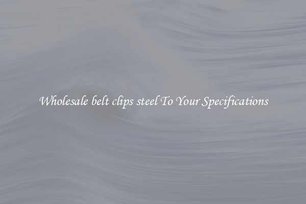 Wholesale belt clips steel To Your Specifications