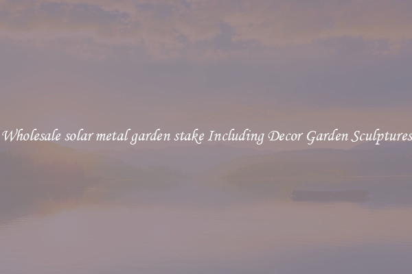 Wholesale solar metal garden stake Including Decor Garden Sculptures